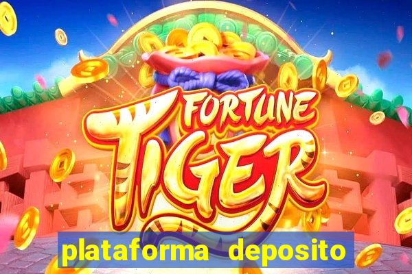 plataforma deposito 1 real fortune tiger